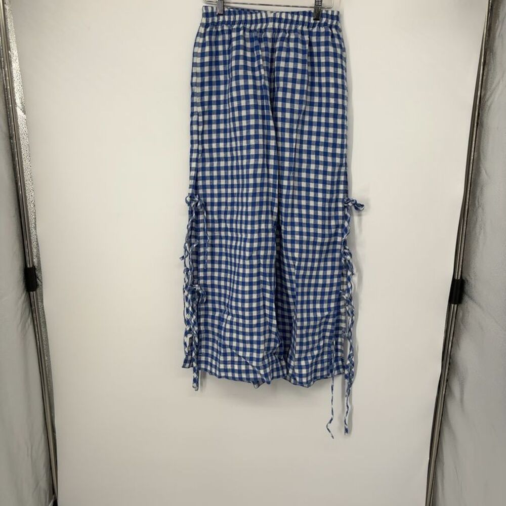 Linenfox Wide Leg Pants with Side Ties